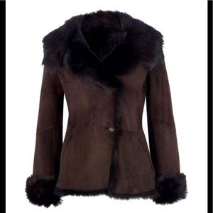 L.K. Bennett Darwin Shearling Jacket/Coat - aso Kate Middleton/Duchess